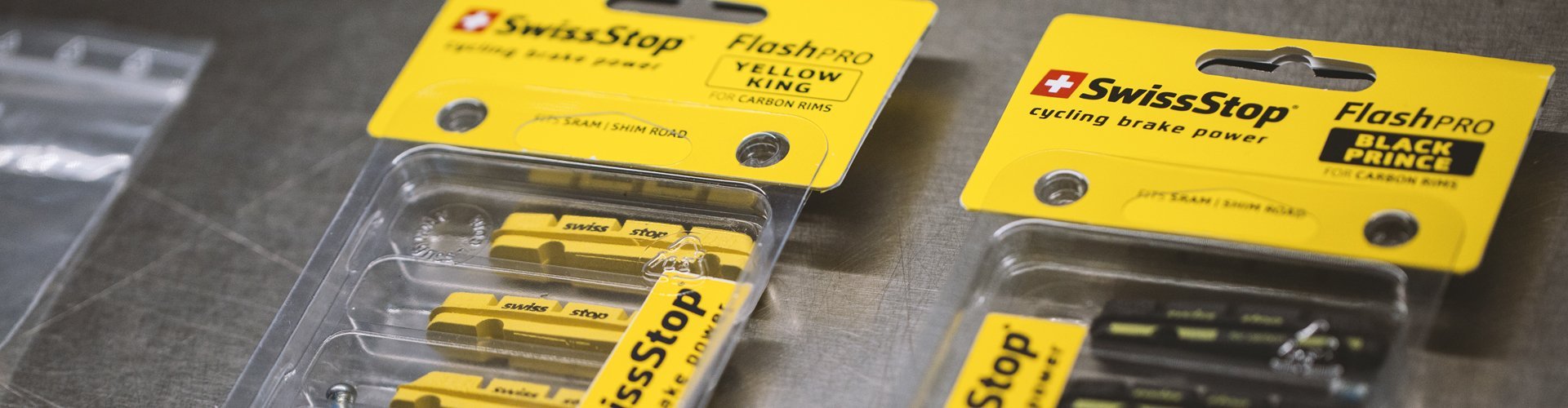 Swissstop Brake Pads Yellow King Black Prince Carbon rims