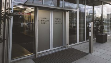 Eingangspforte bei DT Swiss