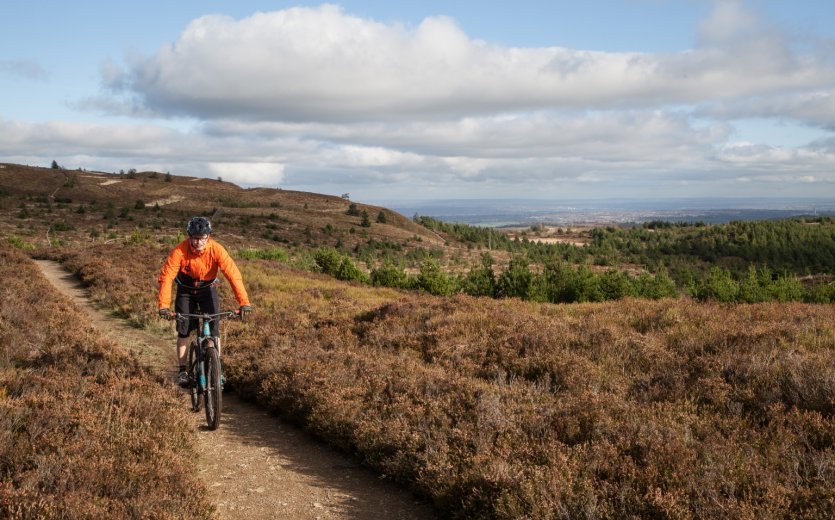 Rolling out the fast descent in the Clwyd, Wales.