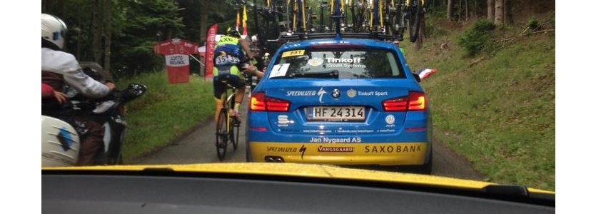 Christopher von bc bei der Tour de France 2014