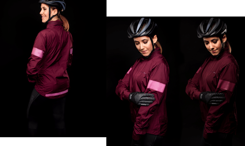 Reflective cycling clothing bike parts