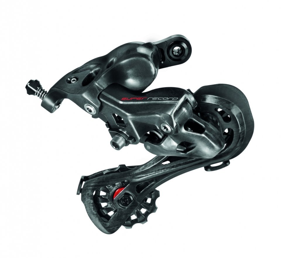 Campagnolo Super Record 12-speed rear derailleur.