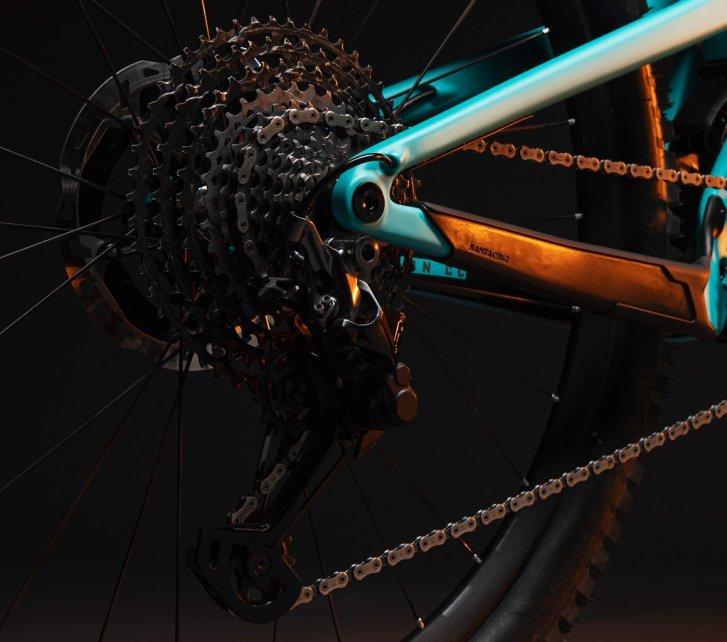 Und hier: Shimano XTR. Die Funktionsweise ist jedoch bei beiden Herstellern nahezu gleich.