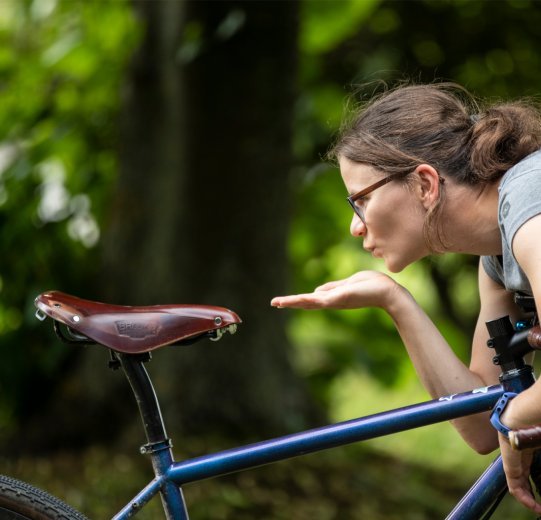 Many long-distance cyclists still swear by the classic core leather saddle, such as the one produced by Brooks.