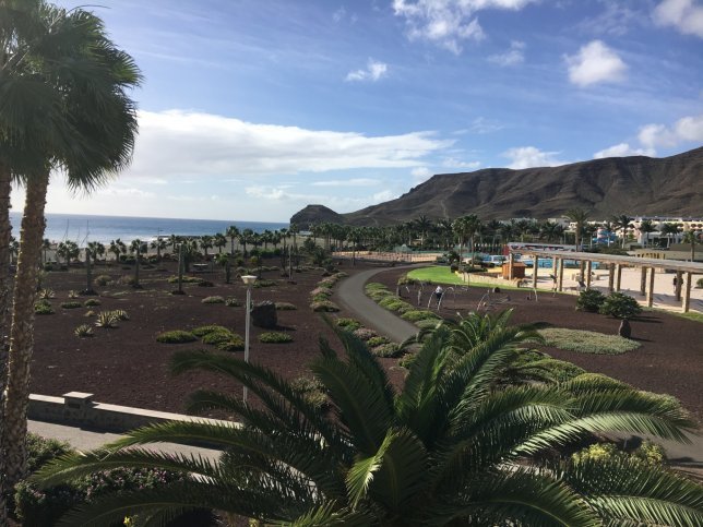 Sicht aus dem Hotelzimmer des Playitas Resort