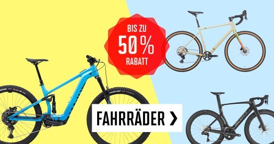 Rabattaktion Fahrräder