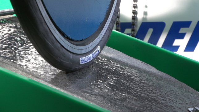 Grip-Test bei Michelin.