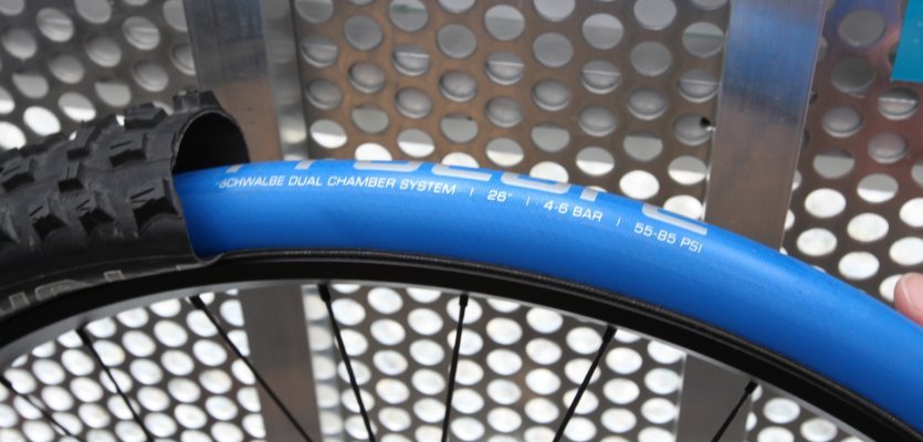 Querschnitt Schwalbe Procore-System Liteville / Syntace Stand Eurobike 2014