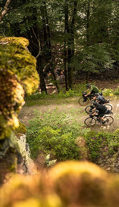 Ortlieb 3 Bikerpacker, von erhöhter Position aus beobachtet