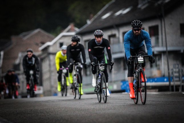 Stefan and Björn on route to Bastogne.