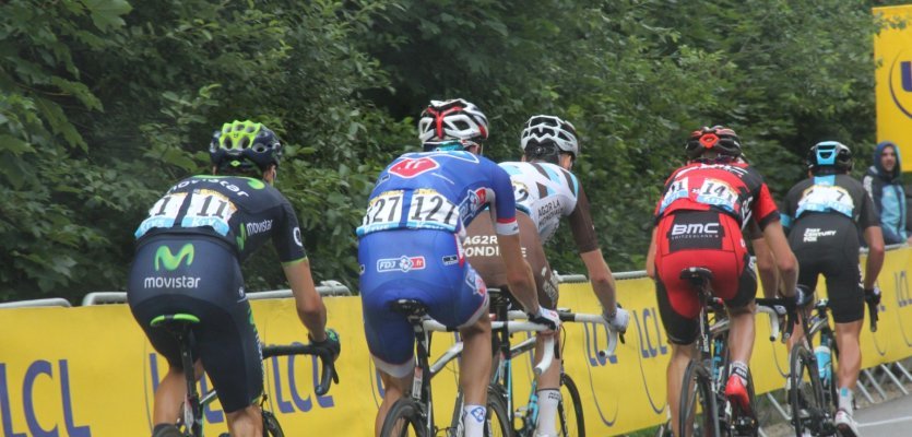 Christopher von bc bei der Tour de France 2014 im support Car von Mavic