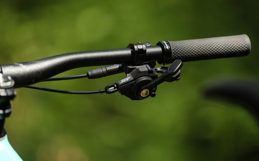 Shimano XT Schalthebel Gummiert Feature Detail