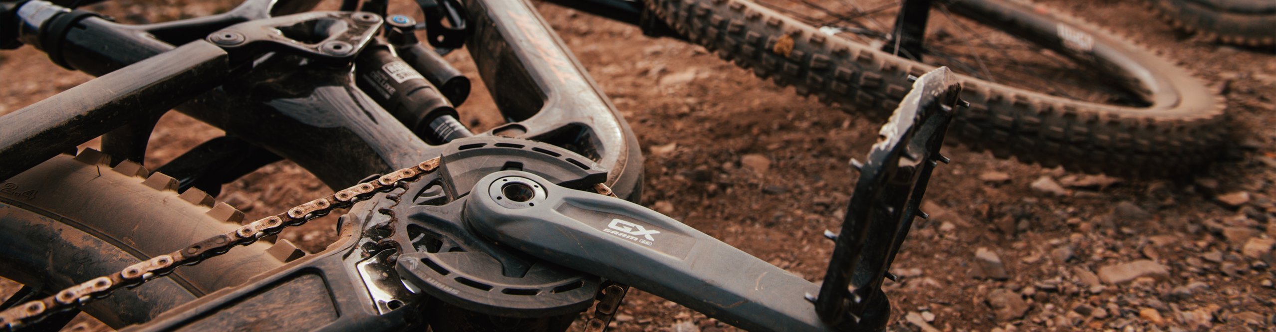 Mountainbike mit GX Eagle Transmission Antrieb von SRAM