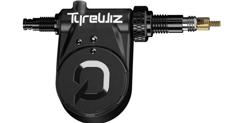 The TyreWiz real-time tyre pressure monitor for bicycle riders.
