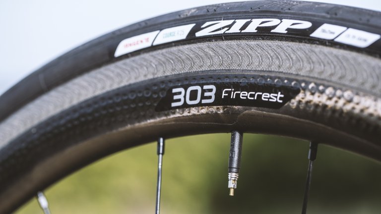 The new Zipp 303 Firecrest Carbon Clincher wheelset.