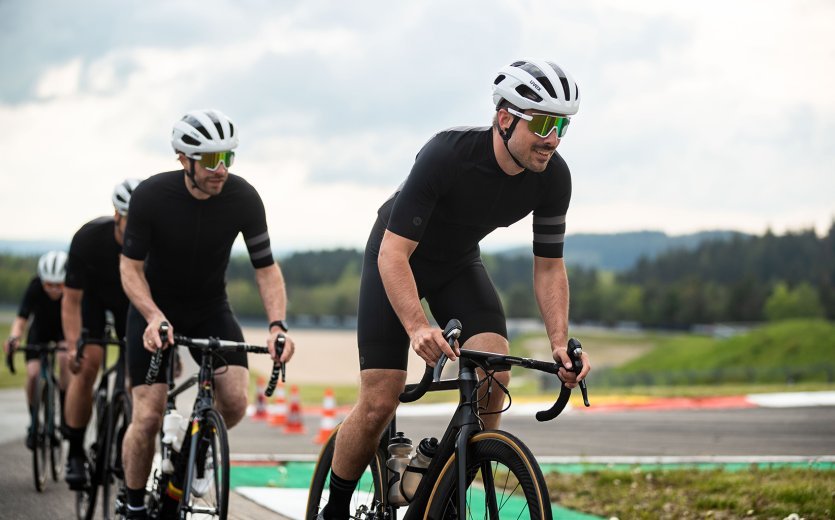 Team uvex auf dem Nürburgring