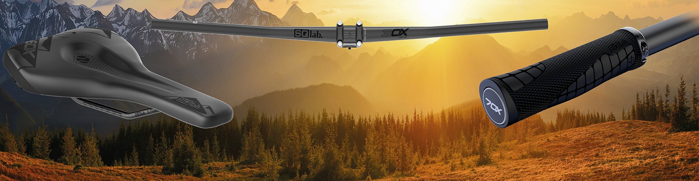 SQlab ergonomische Lenker, Sättel und Griffe der OX Serie