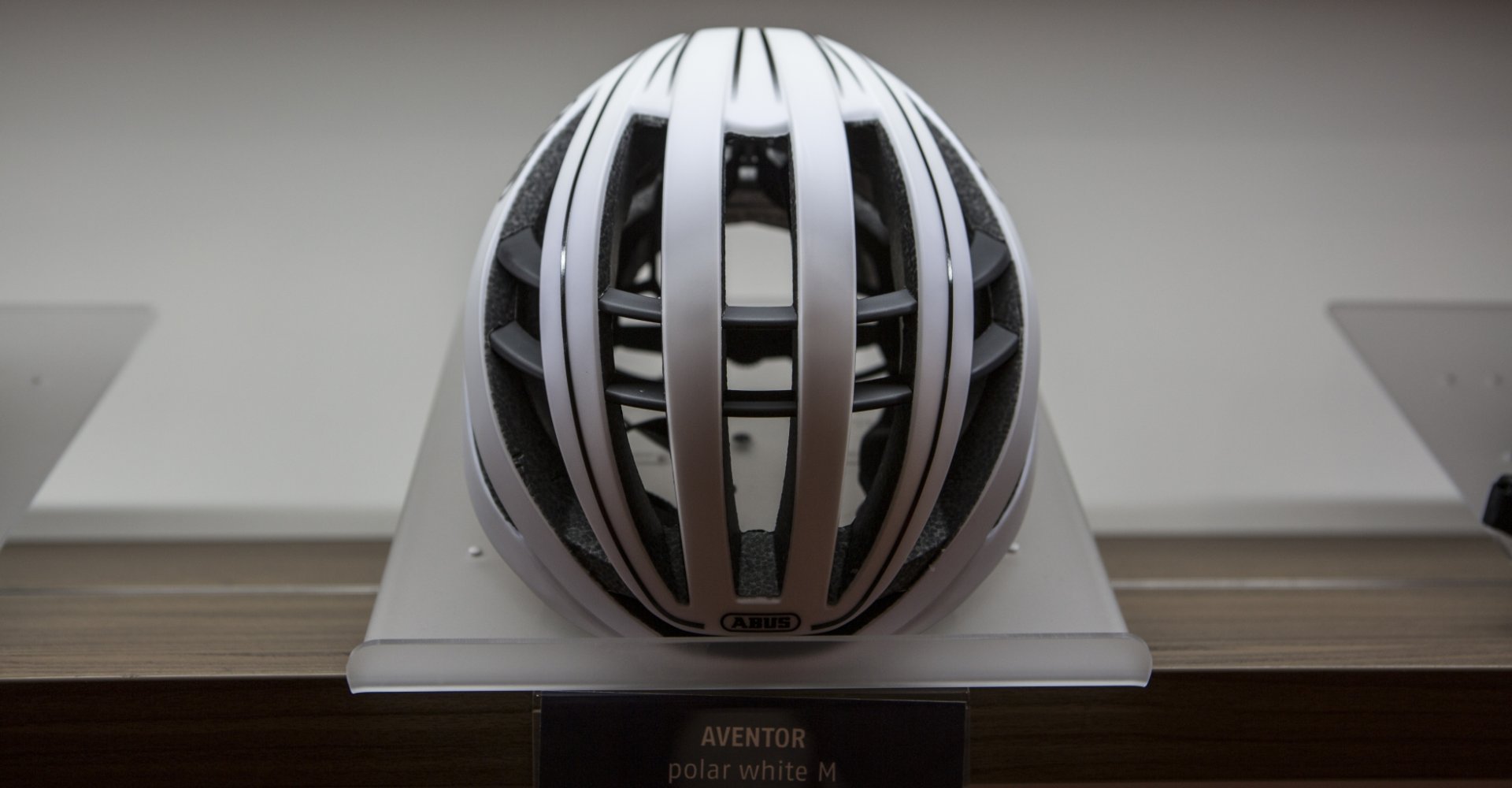 The new Abus Aventor Road and XC helmet: 40% of its surface area is for ventilation. 