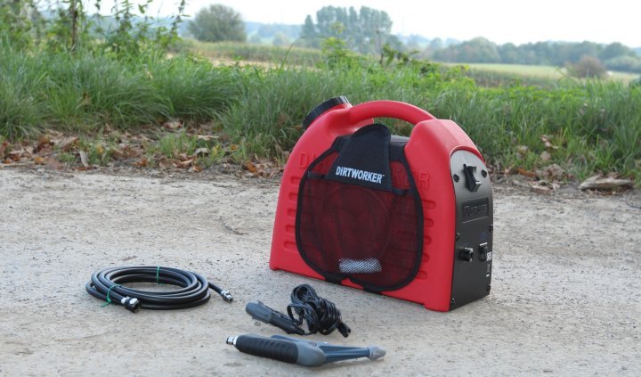 Dirtworker - Mobiler Druckreiniger mit 14l Wassertank