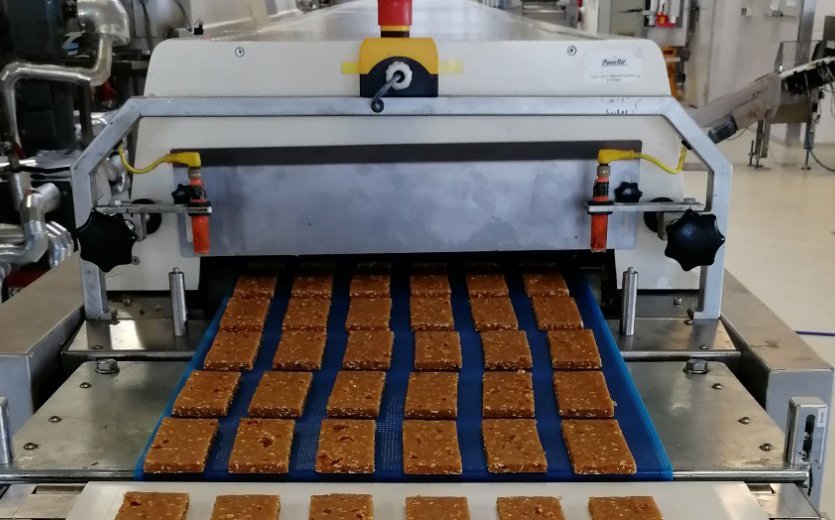 Baking the PowerBar bars for your nutritional needs.