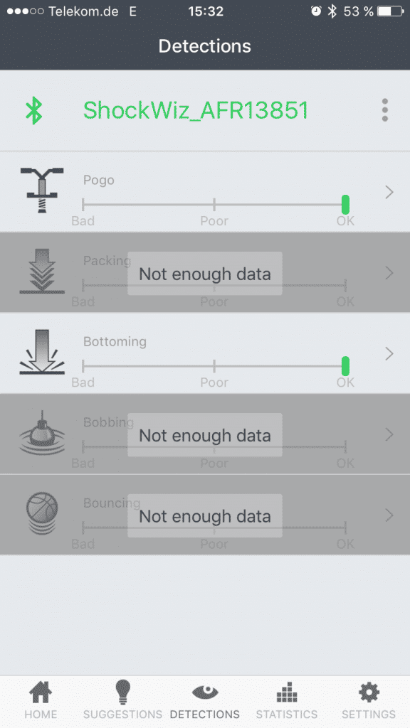 Je mehr Ereignistypen abgearbeitet werden, desto mehr Punkte werden in der App in der Auswertung (detections) frei geschaltet.