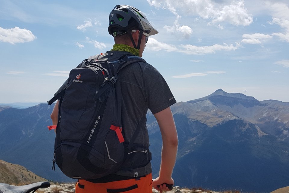 Taking the Deuter Trans Alpine all the way to the top!