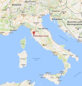 Kartenübersicht Lage Massa Vecchia in Italien