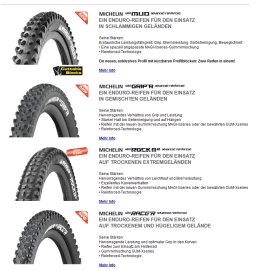 Michelin Wild Rock’R2 MagiX Reinforced, Fahrradreifen, MTB-Reifen, Mountainbike Reifen