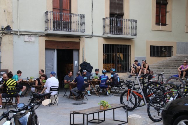 La Fabrica - the cyclist hangout in Girona.