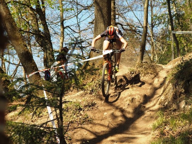 Racing XC on my 29er full-suspension bike