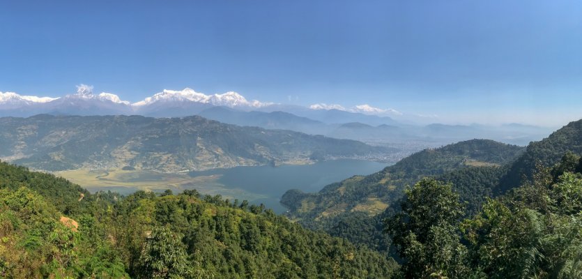 Himalaya Landschaft Aussicht Millionenstadt Kathmandu