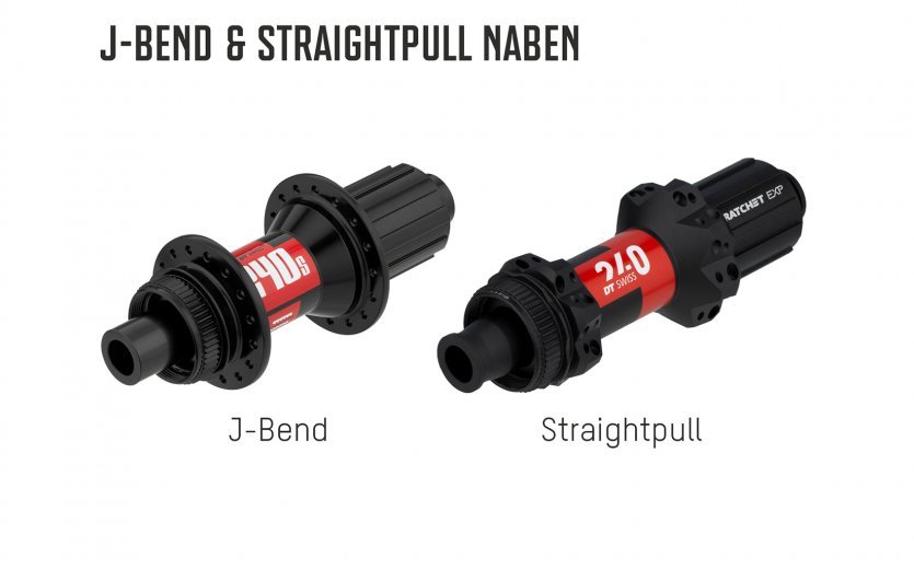 J-Bend-Naben vs Straightpull-Naben