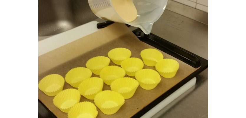 PowerBar Muffin Backmischung Vorbereitung