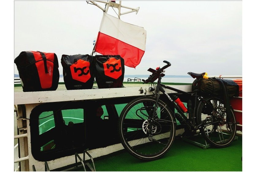 My bike and a ferry