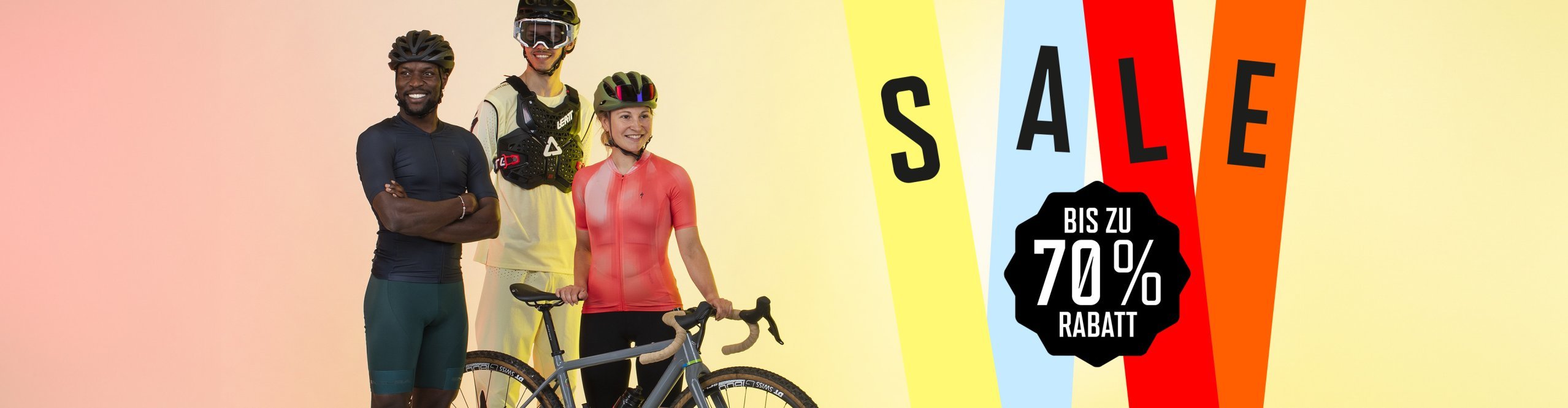 Spare jetzt im Mid Season Sale auf ausgewählte Bike-, MTB- und Gravel-Highlights für Frühjahr & Sommer.