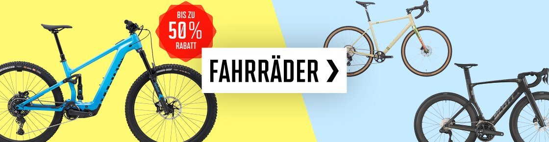 Rabattaktion Fahrräder
