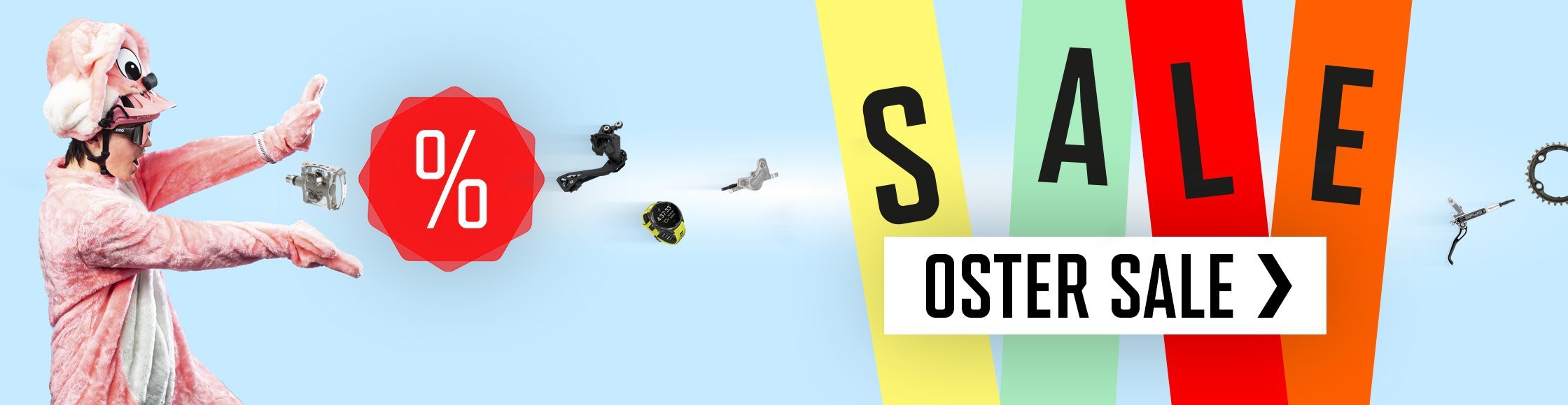 Oster Sale bei bike-components - Nicht lange rumeiern sondern auf top Fahrräder, Fahrradteile und Bekleidung sparen