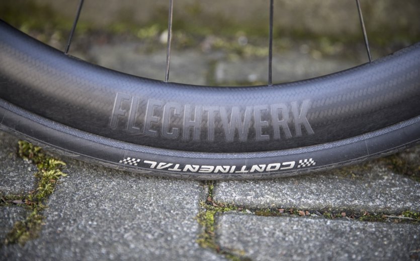 bike-components' pre-production Flechtwerk Disc wheels.