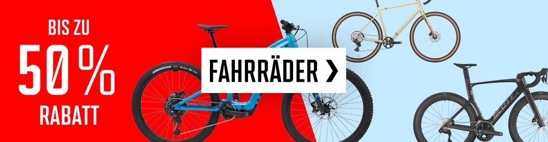 Rabattaktion Fahrräder