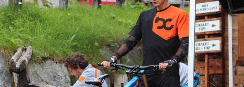 Joschko mit seinem Testbike Scott Gambler 2014