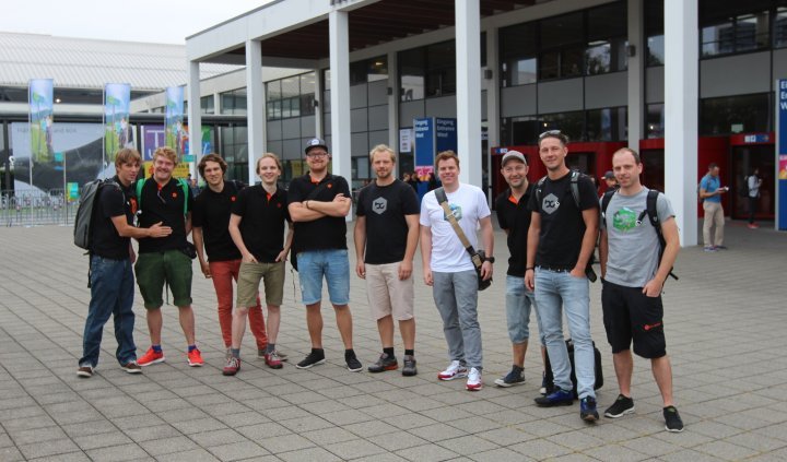 Die Crew von bc. Vom Marketing über Einkauf bis zum Produktmanagement waren wir vertreten.