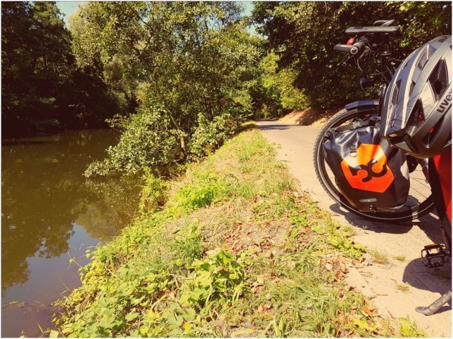 Cruising along a river