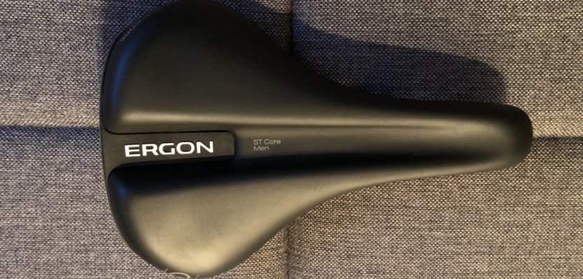 The Ergon ST Core Prime Saddle is comfortable and great for cycling.