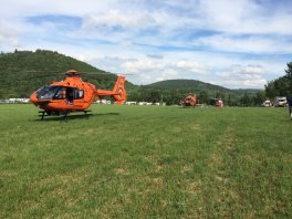 Rettungshubschrauber mehr als hoffentlich nötig