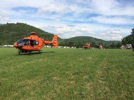 Rettungshubschrauber mehr als hoffentlich nötig