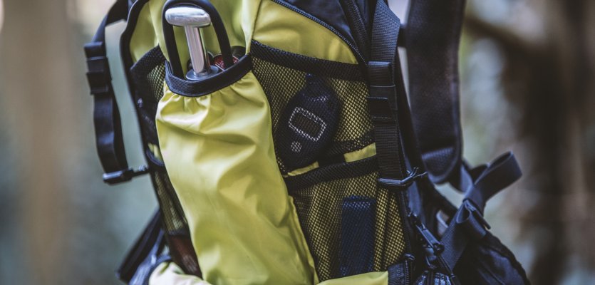 The Ergon BA2 backpack's main compartment has 4 inner slots.