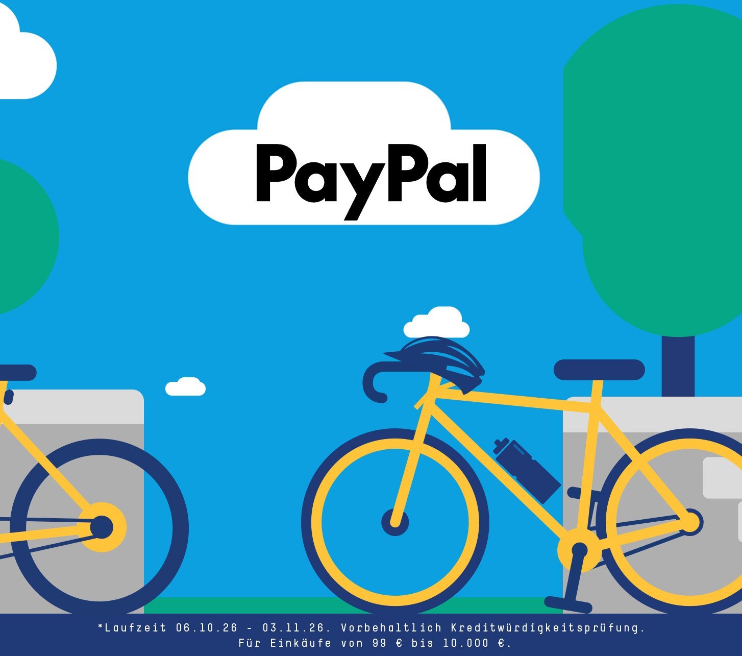 0% PayPal Finanzierung bei Bike-Components