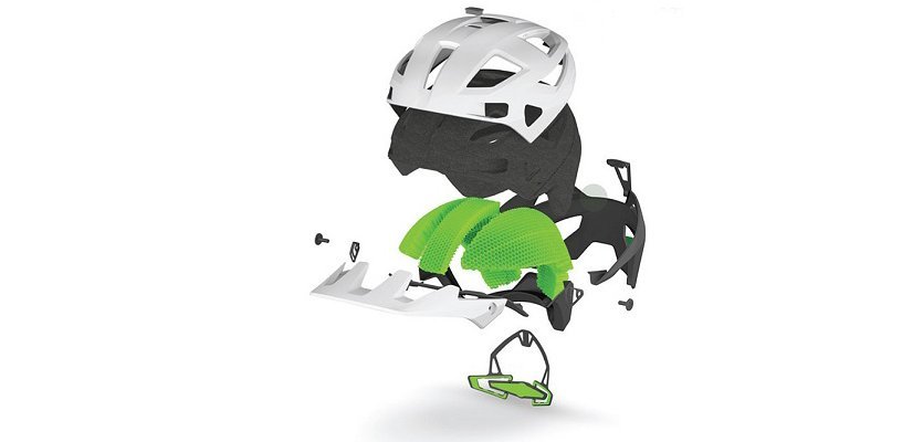 Exploded view MT500 Helmet