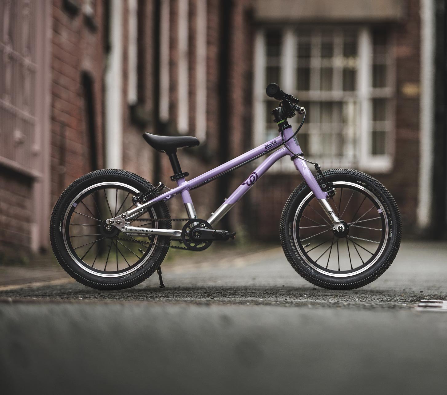 Early Rider Belter Kinderfahrrad in Lila – leichtes Premium-Kinderbike mit Riemenantrieb für Alltag und erste Abenteuer