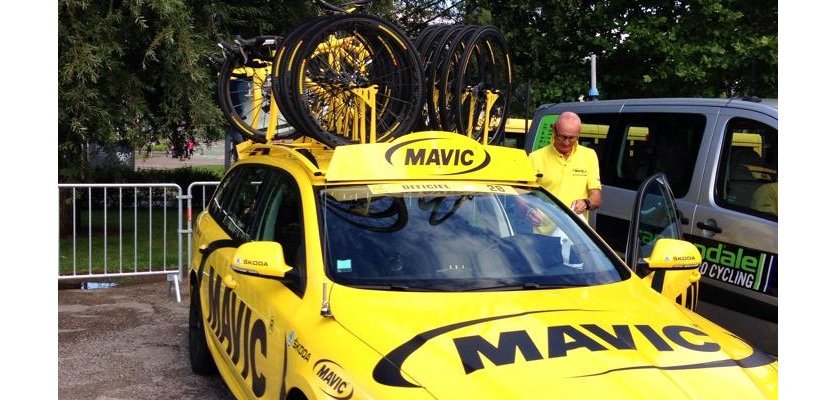 Christopher von bc bei der Tour de France 2014